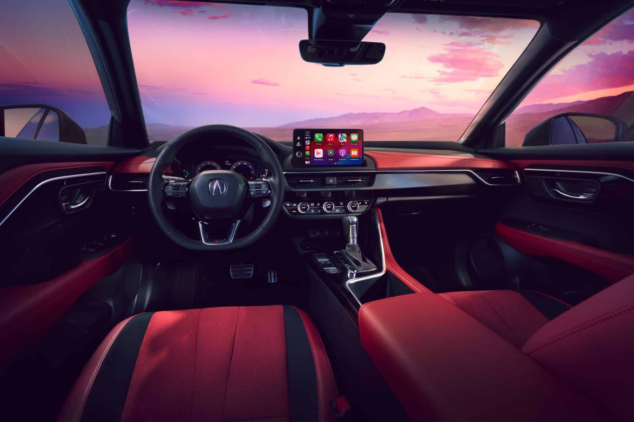 2025 Acura ADX A-Spec interior layout.